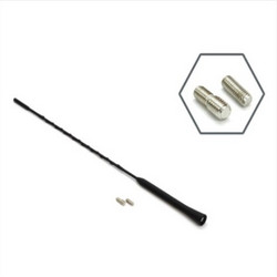 ΚΕΡΑΙΑ ΑΝΤΜ02 41cm ΜΕ 2 ΑΝΤΑΠΤΟΡΕΣ 5-6mm AMiO - 1 ΤΕΜ