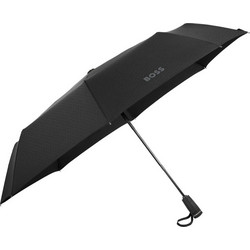 Ομπρέλα Hugo Boss Double B Black & Gun Pocket