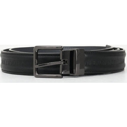 Armani Exchange Ανδρική Ζώνη Δερμάτινη Λεπτή Μαύρη XM001932AF19019