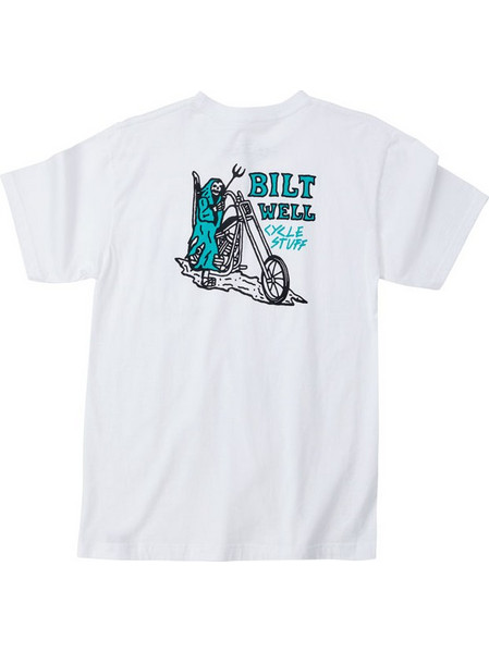 Biltwell Μπλούζα Κοντομάνικη Reaper άσπρη | T-shirt white