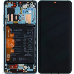 Γνήσια Οθόνη Huawei P30 Pro LCD & Touchscreen & Frame & Battery Black 02355MUL Service Pack