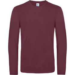 Μακρυμάνικο T-Shirt TU07T B & C E190 LSL Burgundy