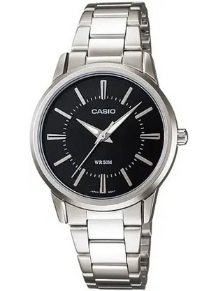 Casio Γυναικείο Ρολόι με Ασημί Μεταλλικό Μπρασελέ LTP-1303D-1AVEF