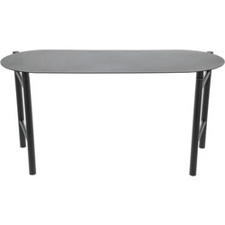 Zone Denmark Πτυσσόμενο Παγκάκι Μεταλλικό 90x33x45 - Disc Black