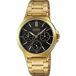Casio Γυναικείο Ρολόι με Χρυσό Μεταλλικό Μπρασελέ LTP-V300G-1A