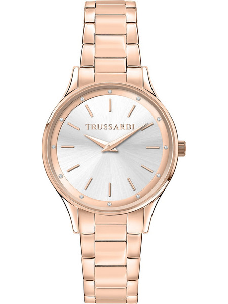 Trussardi T-Star Γυναικείο Ρολόι με Ροζ Χρυσό Μεταλλικό Μπρασελέ R2453152510