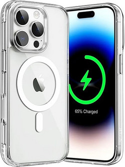 Θήκη Προστασίας Σιλικόνης Clear Case Με MagSafe iPhone 16 Pro