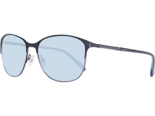 Gant GA8051 02X Γυναικεία Γυαλιά Ηλίου Τετράγωνα Μεταλλικά Μαύρα με Μπλε Polarized Φακό