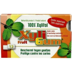 Τσίχλες ξυλιτόλης με γεύση Φρούτα - Xyligum - 15gr