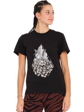 Volcom Radical Daze T-Shirt Γυναικείο - Black (B3532312-BLK)