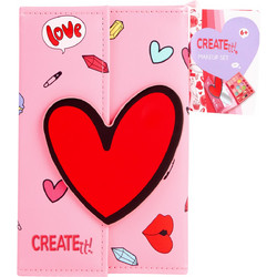 Create It! - Makeup Book Magnet Closure Heart (884526) - Toys