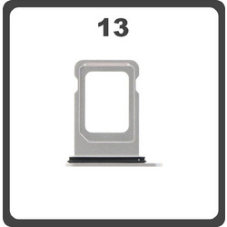 Original for Apple iPhone 13 (A2633, A2482) SIM Card Tray White Άσπρο