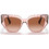 Vogue VO5409S 2828/13 Γυναικεία Γυαλιά Ηλίου Τετράγωνα Κοκάλινα Ροζ με Καφέ Degradee Φακό
