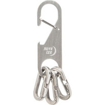 Carabiner Z-Rack Keychain Bottle Opener Stainless (ZRB-11-R6) Nite Ize