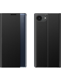 New Sleep Case with flap and stand for iPhone 16e / 17e - black