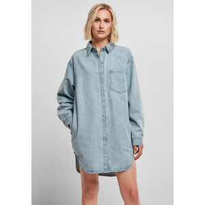 Urban Classics Καθημερινό Φόρεμα Τζιν Γαλάζιο TB4753 Urban Classics Καθημερινό Φόρεμα Τζιν Γαλάζιο TB4753