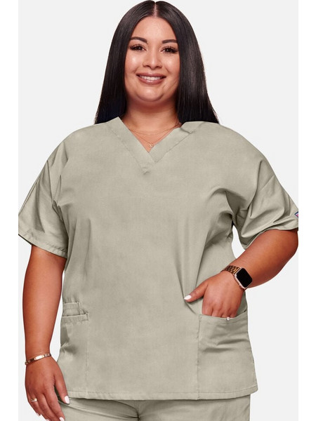 Γυναικεία Μπλούζα Cherokee Workwear Originals | V-Neck | 2 Τσέπες | Khaki
