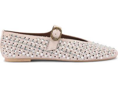 Γυναικείες Μπαλαρίνες Mayfair Με Κρύσταλα Ροζ Kurt Geiger 2656353209-53-PALE PINK