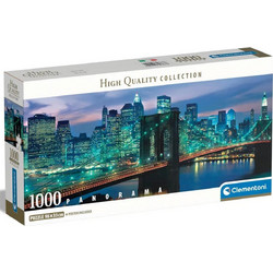 Puzzle Clementoni H.Q Panorama New York Brooklyn Bridge 1000 Κομμάτια