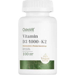 OstroVit Vitamin D3 4000 & K2 100 Ταμπλέτες