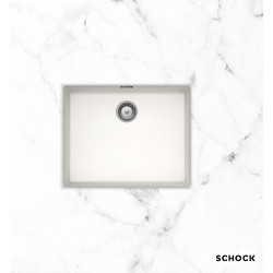 Schock Cristalite Manhattan 30060U-1301 Υποκαθήμενος Νεροχύτης Γρανίτη Ματ Superwhite 55.6x45.6cm