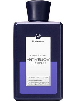 HH Simonsen Shine Bright Anti Yellow Σαμπουάν για Προστασία Χρώματος για Βαμμένα Μαλλιά 250ml
