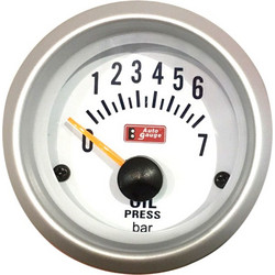 Όργανο Πίεσης Λαδιού Auto Gauge Λευκό 52mm 15912