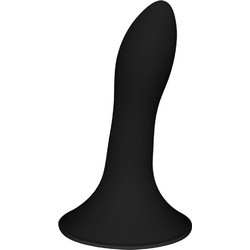 Adrien Lastic Hitsens Dual Density S05 Dildo με Βεντούζα 12.9cm Μαύρο