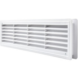 EL02-127 DOOR GRILLE 115x430MM, ΛΕΥΚΟ - 500196/WH