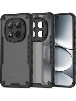 Tech-Protect Rugged Shield Back Cover Matte Black (Xiaomi Redmi Note 15 Pro 5G)