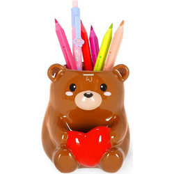 ΚΕΡΑΜΙΚΗ ΜΟΛΥΒΟΘΗΚΗ LEGAMI VALENTINES DESK FRIENDS - TEDDY BEAR PHS0009