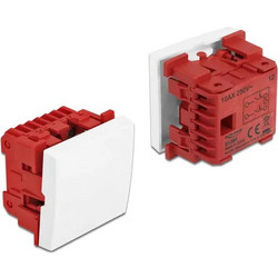 DELOCK module διακόπτης Easy 45 81360, μονός, 2-pole, 1-way, λευκός