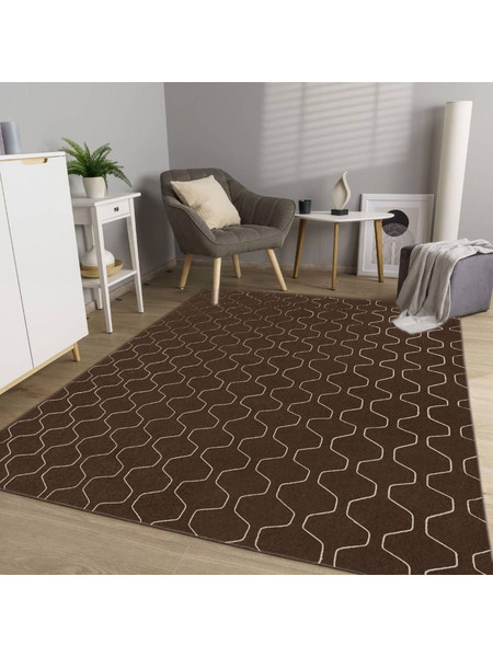 1 + 1 ΔΩΡΟ Μοκέτες Kadena All Season Σκούρο Καφέ 200x300cm KDNA-3-BROWN