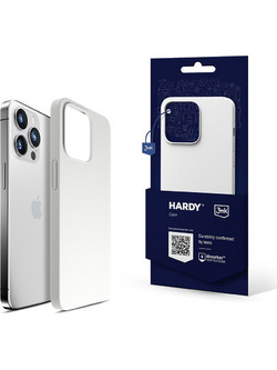 3mk Hardy Silicone MagCase for iPhone 14 Pro Max - White
