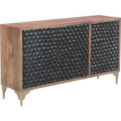 ΚΟΜΟΤΑ-ΜΠΟΥΦΕΣ Fylliana Amrita ΚΑΦΕ ΧΡΩΜΑ 150x40x85εκ 938-124-015