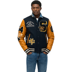 Superdry Ανδρικό Μπουφάν Χειμωνιάτικο Bomber Μαύρο M5012183A-DAX