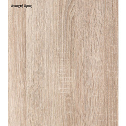 Επιφάνεια γραφείου μελαμίνης 138x80 cm - Ανοιχτή δρυς