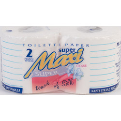 Χαρτί WC 2φ Maxi Λείο 150gr 64τεμ (Συσ./24πακ.x 2ρολ.)