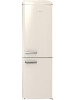 Gorenje ONRK619EC Retro Ψυγειοκαταψύκτης 300lt Full No Frost Υ194xΠ60xΒ66.9cm Μπεζ