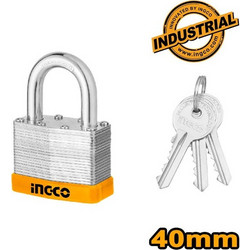 Λουκέτο Με Πλαστική Επένδυση 40mm DLPK0401 Ingco