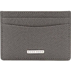 Boss γκρι δερμάτινη Θήκη Καρτών Signature S Card 50311746_025