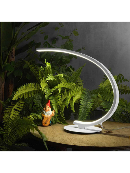GEA LUCE LED Επιτραπέζιο Φωτιστικό Αλουμινίο Σε Λευκό 12W Dimmable IOLE - GEA LUCE - IOLE-L-WHITE
