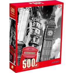 Παζλ Big Ben Κόκκινος Τηλεφωνικός Θάλαμος (500 Κομμάτια)
