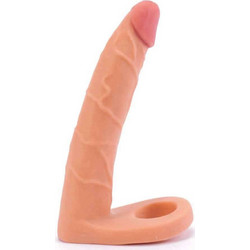 Lovetoy The Ultra Soft Double 3 Ρεαλιστικό Dildo 17.8cm Flesh
