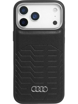Audi GT Synthetic Leather MagSafe case for iPhone 17 Pro - black