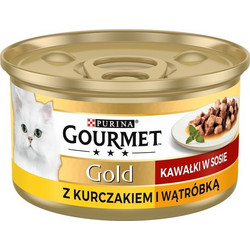 Purina Gourmet Gold Adult with Chicken & Liver in Gravy 85gr