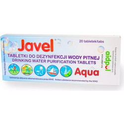 Javel Aqua water disinfection tablets, 20 pcs