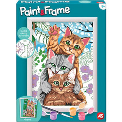 AS Company Paint & Frame Ζωγραφίζω με Αριθμούς Funny Kitties (1038-41010)