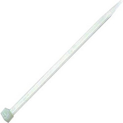 Δεματικά καλωδίων Λευκά 2.5 x 100mm 100τεμ/Συσκ COM