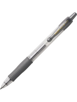 Pilot G-2 Στυλό Gel 0.7mm Μεταλλικό Ασημί